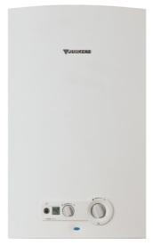 Plynový průtokový ohřívač minimaxx s HydroPower zapalováním Charakteristika: průtokový ohřívač teplé vody pro montáž na stěnu piezoelektrické zapalování komínové provedení ("B" přístroj)