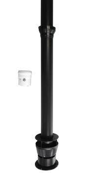 7 716 050 044 Sada svislého odkouření, L = 1460 mm, černé s