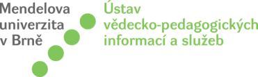 Činnost Ústavu vědecko-pedagogických informací a služeb v roce 2009 Ústav vědecko-pedagogických informací a sluţeb MZLU v Brně (ÚVIS) je univerzitní pracoviště, které od roku 1990 zabezpečuje