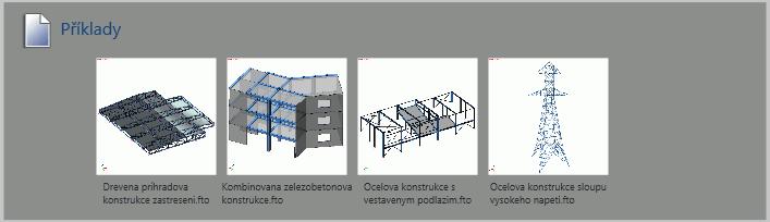 Příklady obsahuje sadu zajímavých projektů uživatelů Advance Design, s cílem