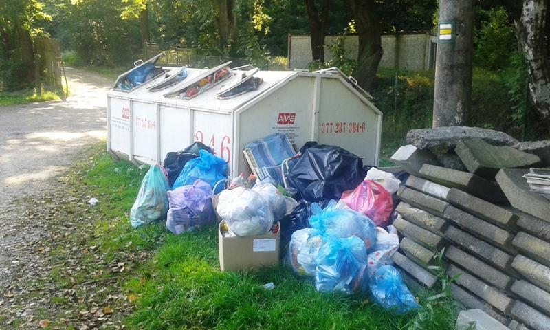 Pro zajímavost Vám ještě ukážeme, jak také přes léto vypadal kontejner v chatové osadě A odpady ještě jednou.