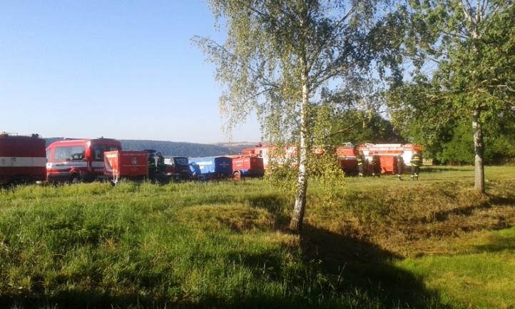 Konalo se zde velké taktické cvičení celého okresu Plzeň-sever. Jednalo se o dálkovou dopravu vody do vzdálenosti 3 kilometry s převýšením cca 200 metrů.