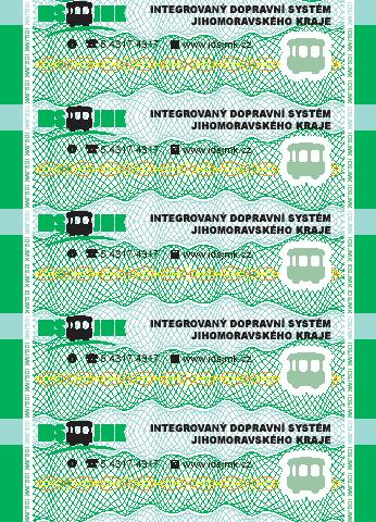 Je proto nutné kontrolovat nejen vzhled papíru, ale také potisk. Jízdenky vydávané řidičem autobusu se již dále neoznačují.