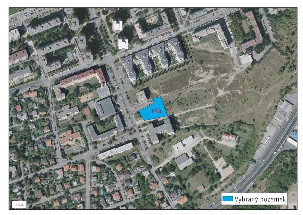 Pozemek 194 Katastr: Hlubočepy Městská část: Praha 5 Počet parcel: 1 Rozloha: 2 300 m 2 Typ