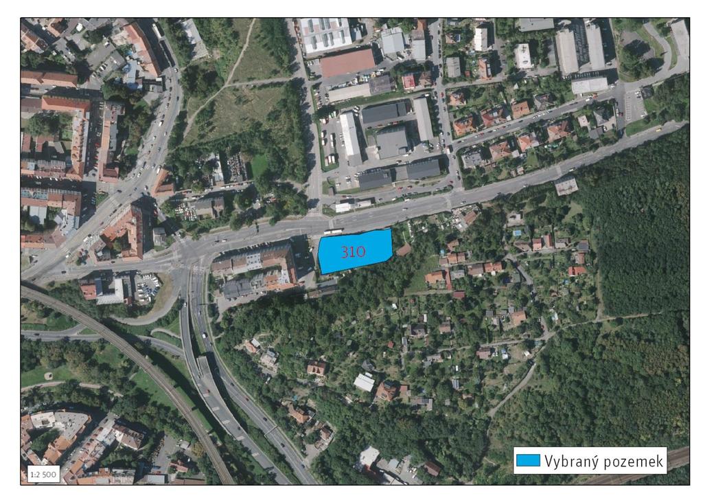 Pozemek 310 Katastr: Libeň Městská část: Praha 8 Počet parcel: 3 Rozloha: 2 745 m 2 Typ pozemku: