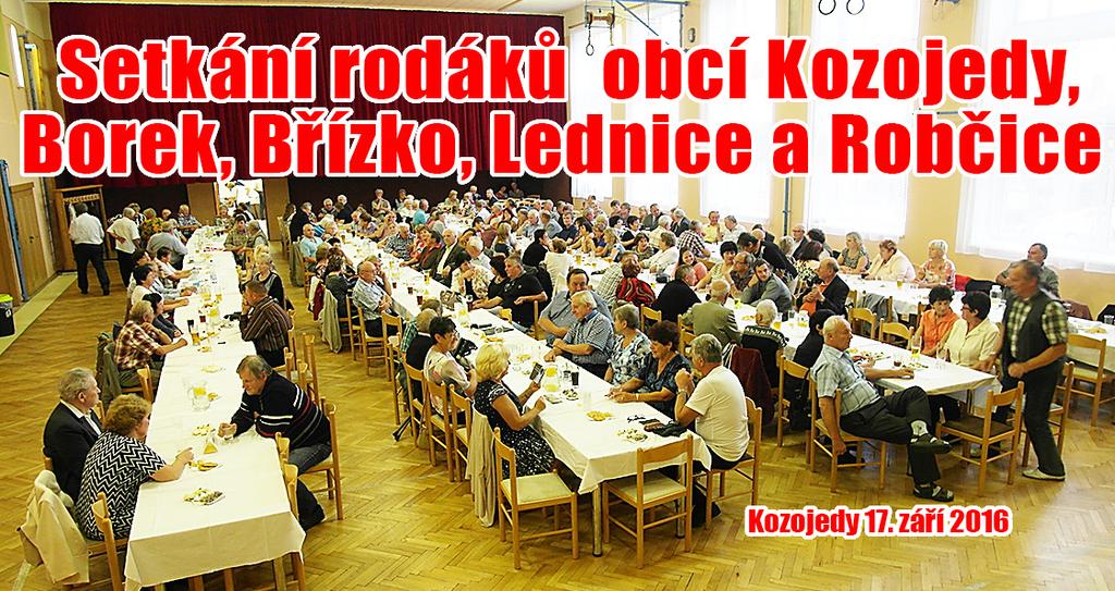 podkladů pro zasílání pozvánek rodákům. V sobotu již od 7 hodin byl na celodenní službu nastoupen celý pořadatelský tým včetně pěti děvčat - pomocnic na roznášku občerstvení po sále.