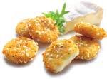 Zelenina Bramborové výrobky LW Camembert Bites 6x1 kg Jemná chuť sýru