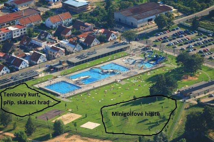 Obrázek 2: Možnosti umístění nové infrastruktury v Městské plovárně Louka Zdroj: Městská plovárna Louka [online], vlastní zpracování b) Půjčovné + další možnosti Půjčovné plovárny, které by její