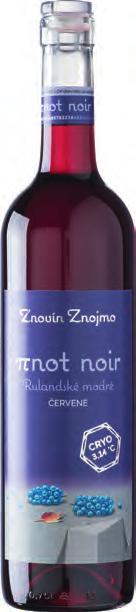 polosladké NE 10 12 C 4 6 let ANO zbytkový cukr: 14,4 g/l kyseliny: 7,0 g/l alkohol: 12,5 % extrakt bez cukru: 22,5 g/l Růžové víno z modrých hroznů Rulandské modré označené dle vinařského zákona