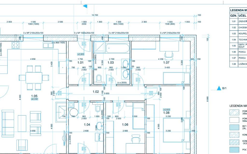 Návod pro dodání podkladů ke spočítání spotřeby 2 Rozsah projektové dokumentace pro výpočet materiálu PORFIX 600 100 stavebniny@stavebniny.