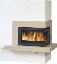 krbová stavebnice s teplovodním výměníkem RG3 2RH - krbová stavebnice s teplovodním výměníkem 3,7 9 kw