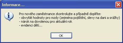 15 17. V èásti Tarify pro výpoèet mzdy program doplní poèet Dnù a Hodin za týden podle parametru v Nastavení firmy/ Parametry firmy/ Mzdy v èásti Parametry mezd.