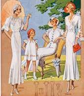 Ve třicátých etech se do módy vrátia eegance a uxus, zákadní myšenka praktického a současně krásného oděvu ae zůstaa.