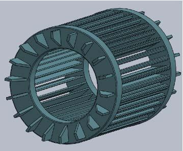 převedeny programem SolidWorks na 3D modely. Obr. 5.