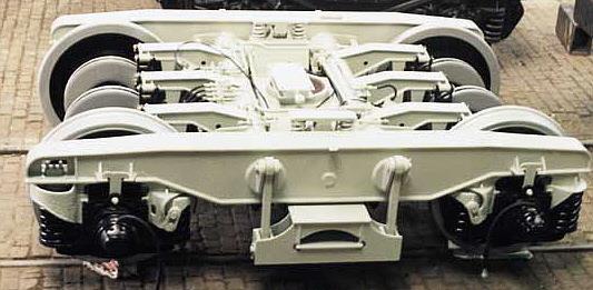 1.4.4 Podvozek typu Y 37 Tento podvozek je určen pro vysoké rychlosti. Rozvor náprav je 2300 mm, průměr kol 920 mm.
