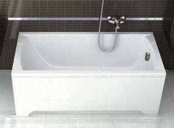 Vybavení koupelny v podkroví: o 1 ks plastová vana Ravak Classic - Vanda II. 170x70 vč.