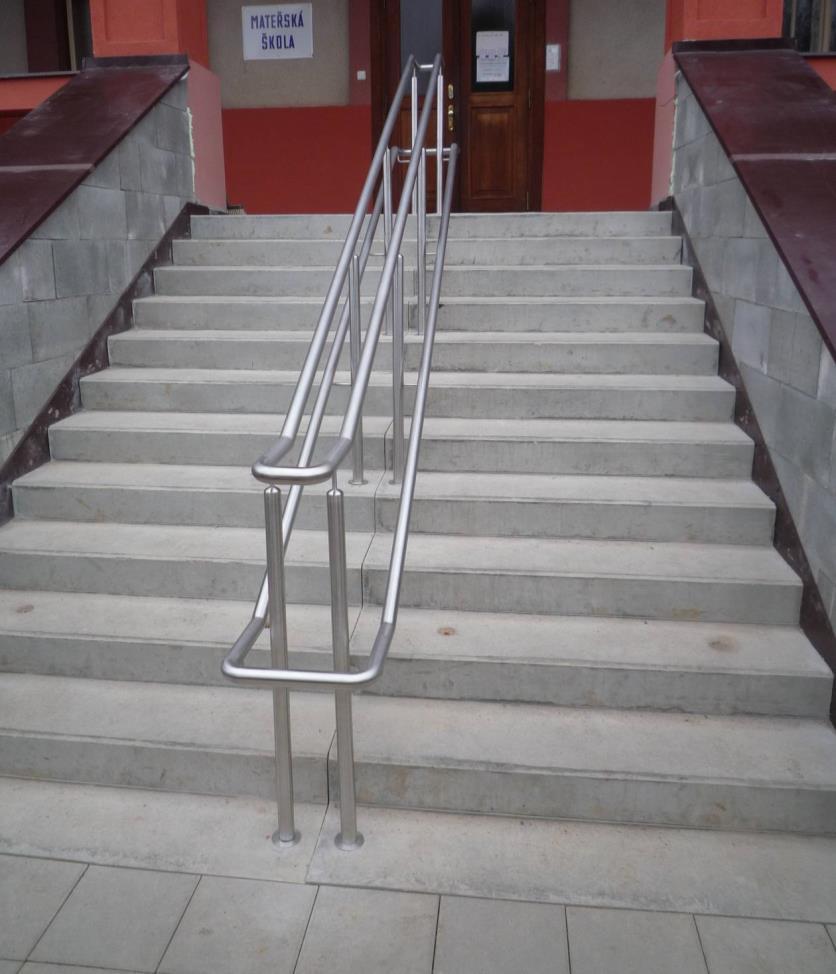 Předložená schodiště Co rekonstrukcí