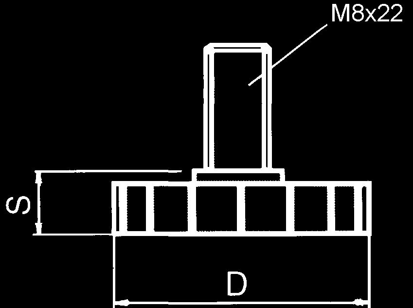 PI 06 M L L1 d PER.PI.05.PNE M=6, d=17, L=17, L1=8,5 kov / plast PER.