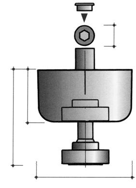 PNE 1000 M=6, d=17, L=17, L1=8,5 PER.PI.06.