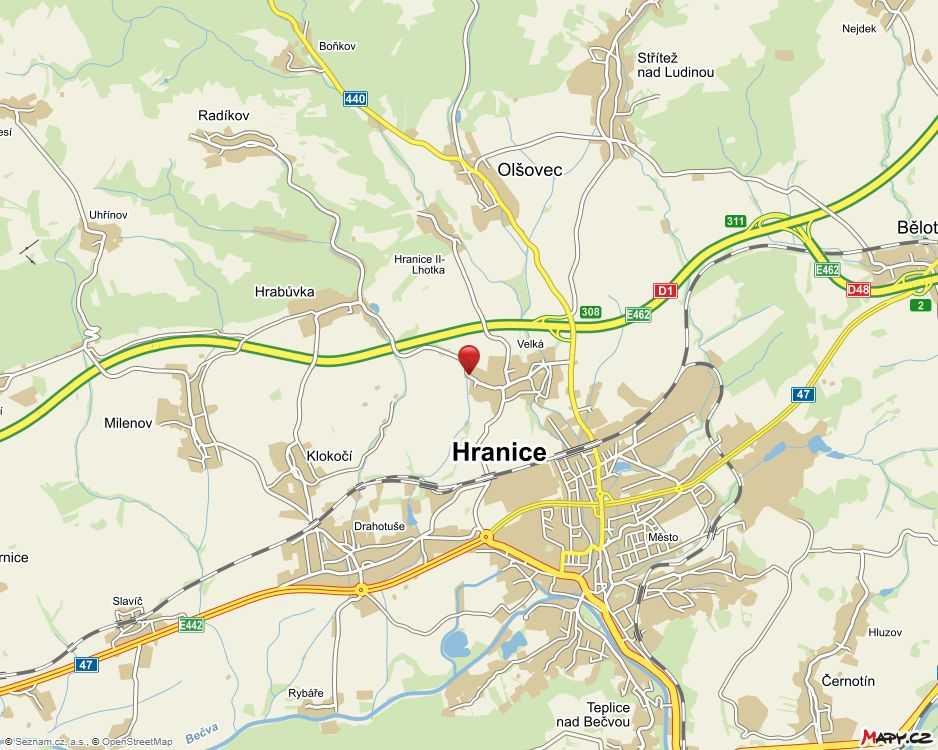 Mapa oblasti ze dne 23.4.