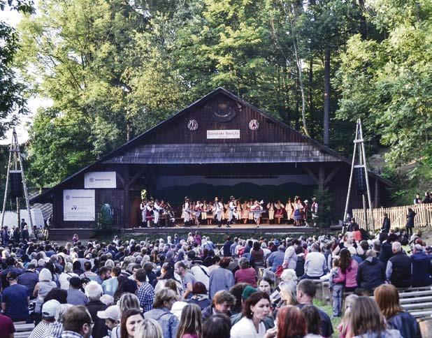 Kromě toho v programu festivalu vystupují folklorní kolektivy a jednotlivci z řad místních skupin PZKO. Od roku 1961 se Gorol koná již trvale v přírodním areálu Městského lesa.