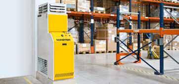 snadné čištění Zabudovaný termostat TECHNICKÉ PARAMETRY BF 35 BF 75 kw 33,7 71,1 Topný výkon Btu/h 114.984 242.593 kcal/h 29.000 61.200 Průtok vzduchu m 3 /h 1.900 4.