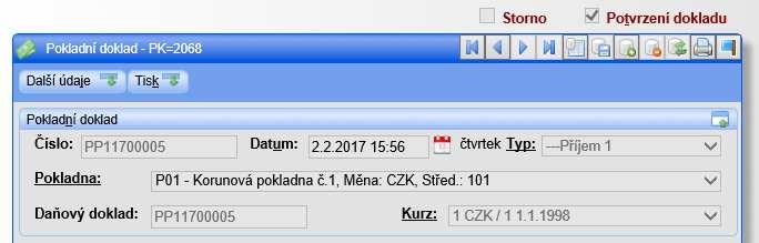 V případě, že bude doklad nebo jeho část odeslána s chybnými daty je nutno provádět opravy v rámci dalšího nového dokladu se záporně