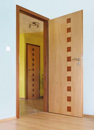 Tento typ dveří je vhodný pro každý typ moderního interiéru bydlení, kancelářské prostory, hotely aj.