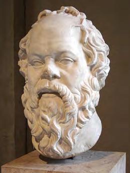 Sokrates chodil medzi ľudí, ktorí boli ako kameň, a svojimi neodbytnými otázkami ich nútil formovať vlastné myšlienky a názory, ktoré z nich išli ťažko ako novorodenec z tela matky.