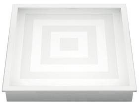 KANCELÁŘSKÁ SVÍTIDLA LED VERSA PANEL Hliníkový LED panel, lakování rámečku RAL9016 bílá Opálový kryt svítidla nabízí vynikající rozptyl světelného toku Svítidlo je ideální pro použití do interiérů a