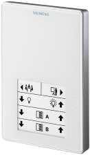 etikety Čidla QMX3.P30 S55624-H103 X QMX3.P70 S55624-H104 X X X Prostorové regulátory QMX3.P02 S55624-H107 X X X QMX3.