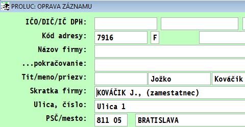 .. Názov a skratku vyplníme nejakým textom, ktorý by mal tiež obsahovať číslo karty. Predpokladáme, že každá karta môže mať vlastný analytický účet. Nie je ale podmienkou.