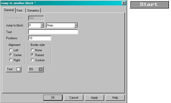 Programování Grafické zobrazení a řízení 7 X TEXT X TEXT 53958AXX X = Polohování objektu Správně: Pro dosažení rychlejšího vykreslování obrázků nakreslete rámeček kolem textu, který se nachází ve