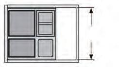 3/35 Cargo-Basic 3609-50 Objem nádob: 1 x 15 l, 2 x 10 l, 1 x víko pro 10 l, odkládací prostor Typ výsuvu: kuličkový