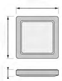 Barva světla SQUARE XL - OP ALU, stínidlo opál 1,8-2,8 W 3000 K, 4000 K, 6400 K SQUARE XL - TR ALU, stínidlo transparent 1,8-2,8 W 3000 K, 4000 K, 6400 K