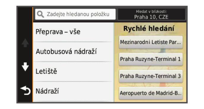 Pokud chcete čas nastavit ručně, přetáhněte čísla nahoru nebo dolů. Používání tlačítek na displeji Volbou tlačítka se vrátíte na předchozí obrazovku menu.