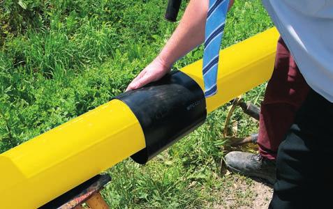 Berstlining představuje nejvyšší riziko poškození trubek, doporučujeme použít pouze trubku s ochranným pláště.
