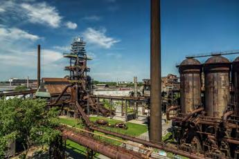 industriální areál, místo pro konání největších
