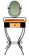 NEBESY Noční stolek se zásuvkou D 0409A rozměry: š x v x h 53 x 69 x 36 cm