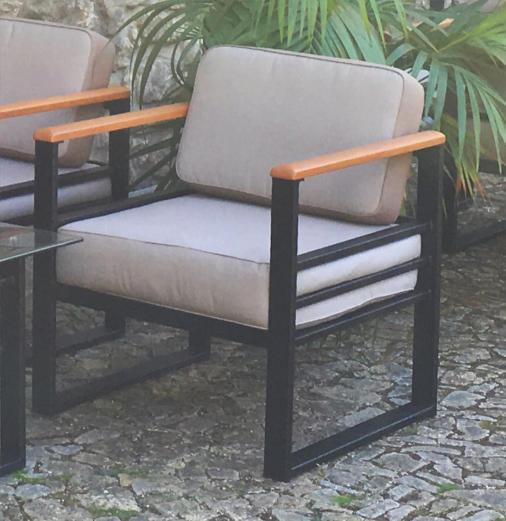 x 70 x 71 cm možnosti: čalouněný sedák a opěrka EB 0305A Sofa La Manga trojmístná
