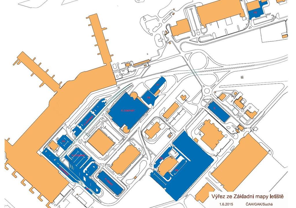 Příloha č. 4A Plánek areálu sever Letiště Praha, a.