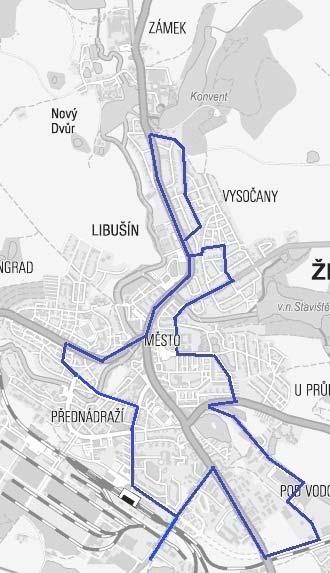 Linka 3: tam: (HETTICH) Nádraží Strojírenská/Nádražní Brodská Bezručova Vejmluvova Bezručova Vnitřní Neumannova Jamská HETTICH Nádraží zpět: analogicky opačně, pouze průjezd smyčkou Nová Sychrova je