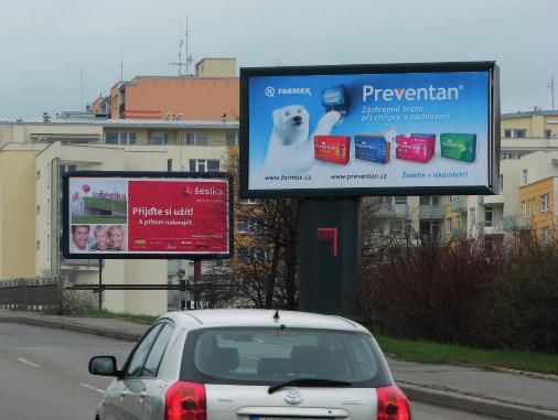 Netradiční plochy v atraktivních lokalitách Nosiče tohoto na billboardy netypického a jedinečného formátu TV obrazovky vždy kombinují vysoce atraktivní umístění s výbornou viditelností panelů.