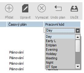"Dny", který jste vytvořili již dříve.