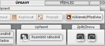 V některých případech proto nelze tento nástroj použít: Kopírování dlaždic Poklepejte na plochu s obkladem, který chcete kopírovat.