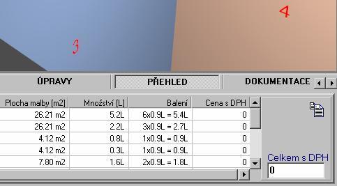 CAD Decor > Modul barev Tikkurila Otevře se dialogové okno pro doplnění údajů