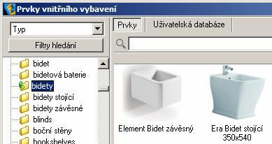 ) nebo podle výrobní série: Z výsuvného seznamu můžete vybrat také položku Typ, složky budou sestaveny