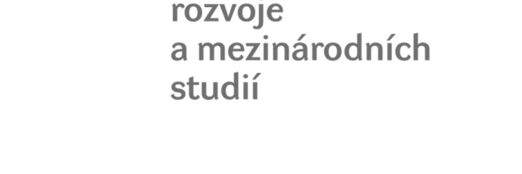 palmového oleje v Indonésii Bakalářská práce Vedoucí práce: