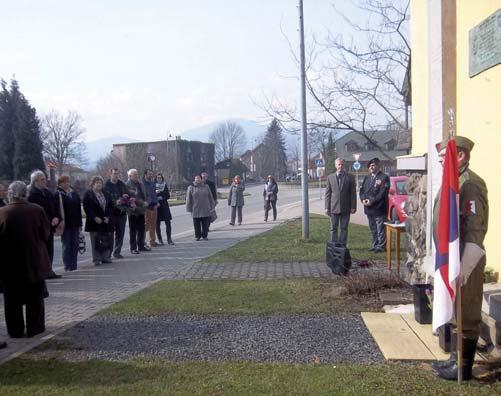 ČINNOST JEDNOT Uctění památky odbojářů z TĚŠÍNSKA br.