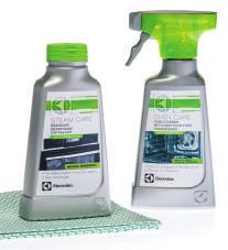 Sada pro parní trouby Obsahuje: 1x 250 ml krémový čisticí prostředek na nerez 1x 250 ml čisticí sprej na chladničky 1x 250 ml krémový čisticí prostředek na trouby 1 měkká utěrka vhodná na praní